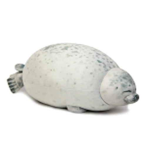 Angry Blob Seal Plush Pillow – Cute 3D Sea Lion Stuffed Toy