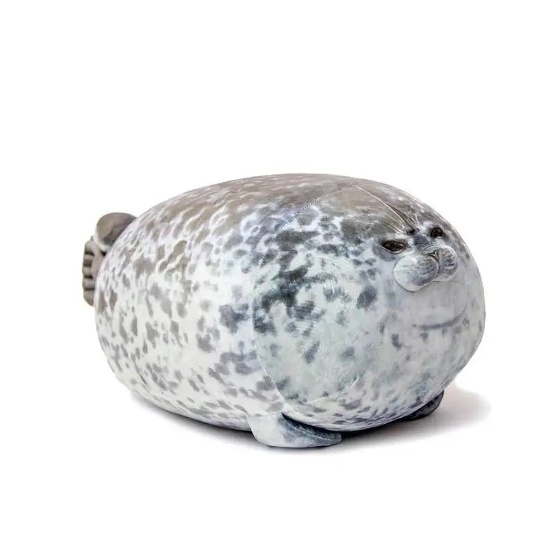 Angry Blob Seal Plush Pillow – Cute 3D Sea Lion Stuffed Toy