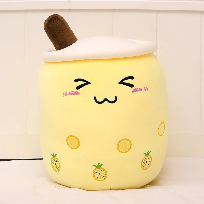 Boba Milk Tea Plush Pillow | Soft Squishy Stuffed Cushion Toy for Kids, Bedroom Decor & Gifts (24-70cm)