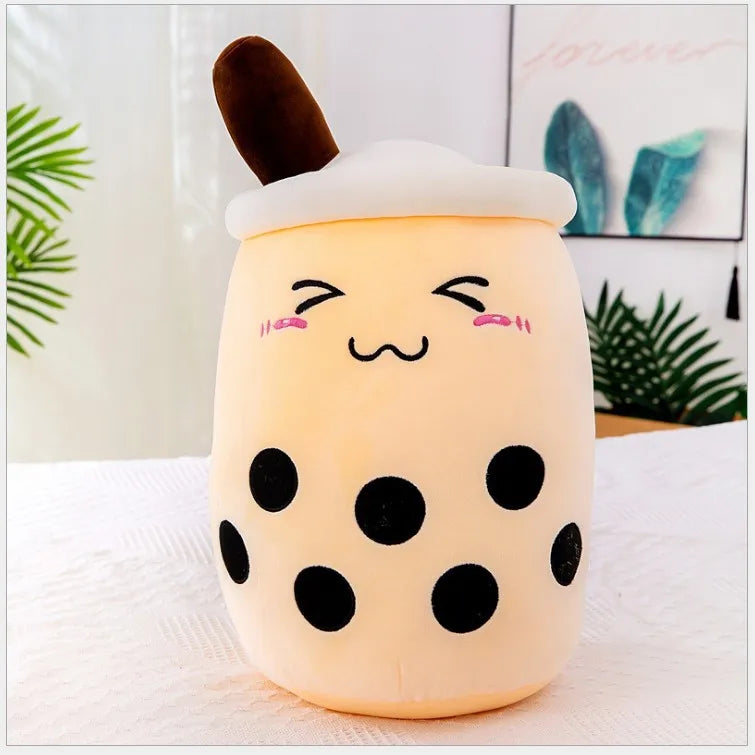 Boba Milk Tea Plush Pillow | Soft Squishy Stuffed Cushion Toy for Kids, Bedroom Decor & Gifts (24-70cm)