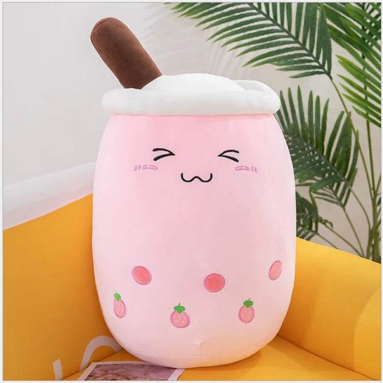 Boba Milk Tea Plush Pillow | Soft Squishy Stuffed Cushion Toy for Kids, Bedroom Decor & Gifts (24-70cm)